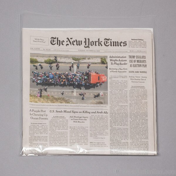 New York Times Newspaper Sleeve.